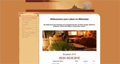 Desktop Screenshot of burgleben.de